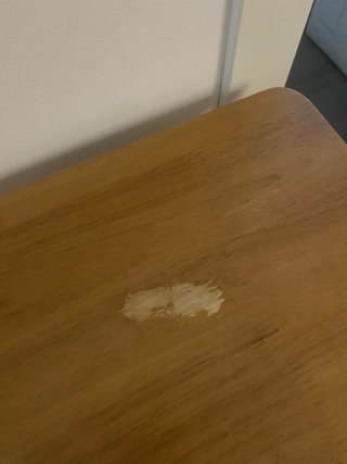 Mesa de comedor cuadrada de madera