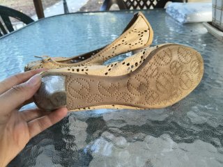 Bailarinas Hispanitas Talla 38 Beige