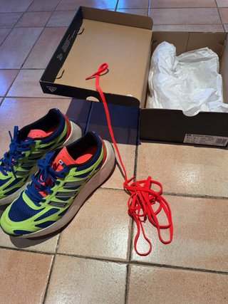 Scarpe Adidas Adizero Aruku Blu/Verde