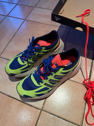 Scarpe Adidas Adizero Aruku Blu/Verde