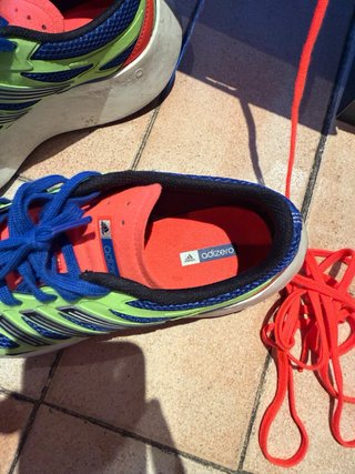 Scarpe Adidas Adizero Aruku Blu/Verde