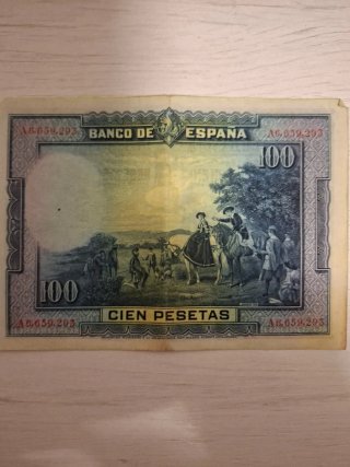 Billete 100 Pesetas Banco de España 1928