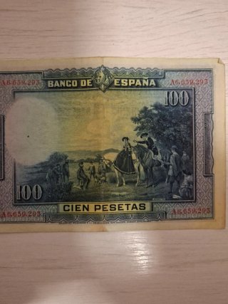 Billete 100 Pesetas Banco de España 1928