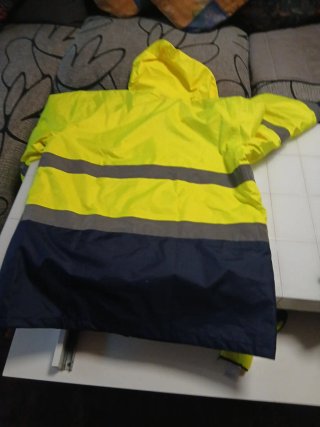 Chubasquero impermeable alta visibilidad