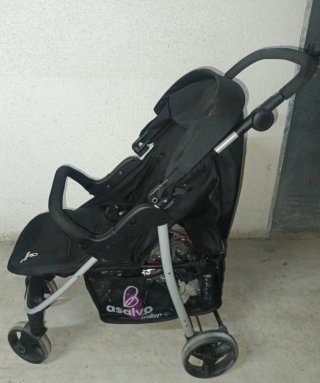Carro de bebé Asalvo negro