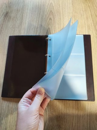 Cuaderno Tarjetero Marrón