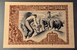 100 Pesetas 1937 Banco de Bilbao