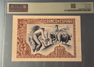 100 Pesetas 1937 Banco de Bilbao