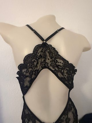 Lencería sexy encaje negro talla Xl