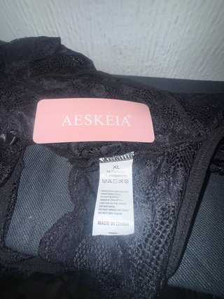 Lencería sexy encaje negro talla Xl