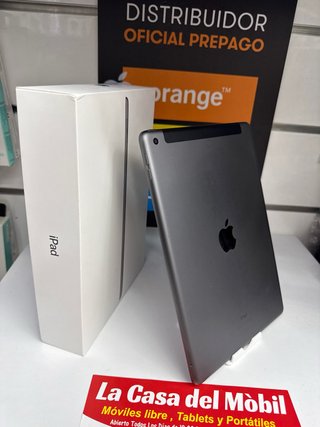iPad 8ª Gen 128GB Wi-Fi + Cellular Plata con caja
