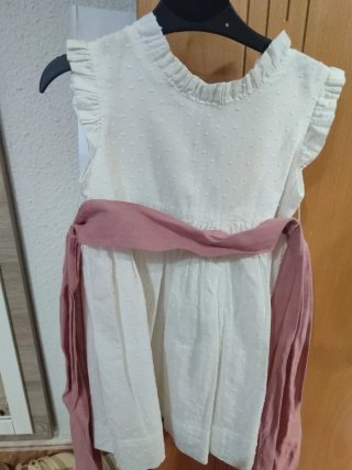 Vestido blanco ceremonia niña