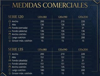 Cama abatible horizontal NYC 140×190 en Badalona