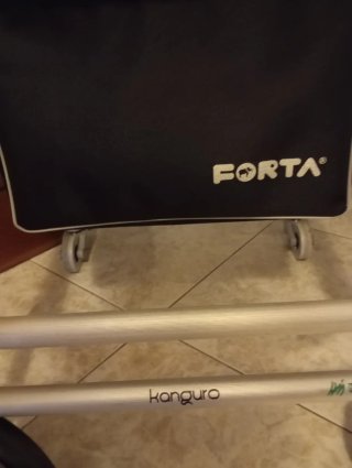 Andador Forta Kanguro con asiento azul