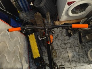 Bicicleta Aro 29 Negra y Naranja