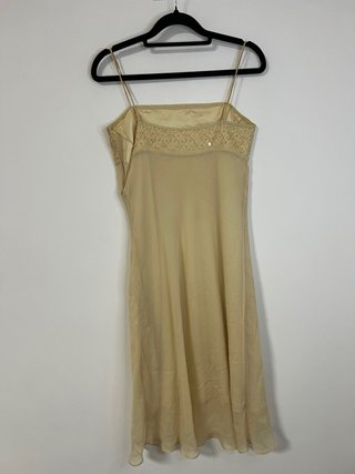Max Mara Abito Seta Beige S/M