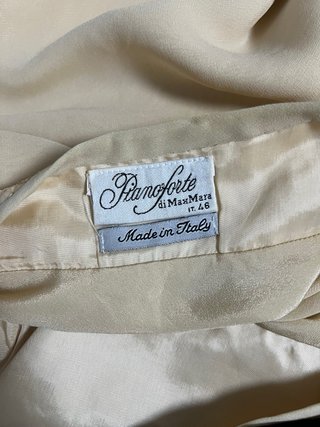 Max Mara Abito Seta Beige S/M