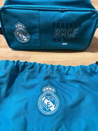 Zapatillero y Bolsa Real Madrid