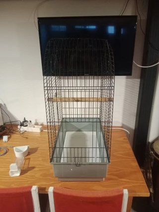 Jaula grande para pájaros