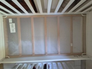 Cuna blanca de madera IKEA