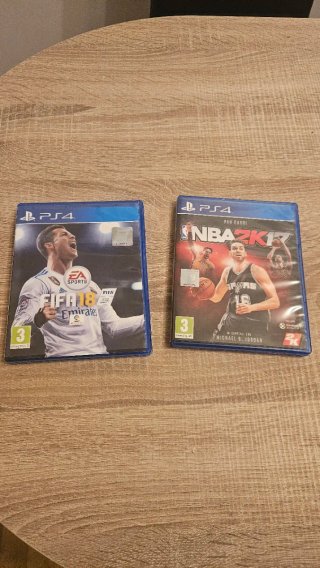 Pack Juegos PS4 Deporte: FIFA 18 y NBA 2K17