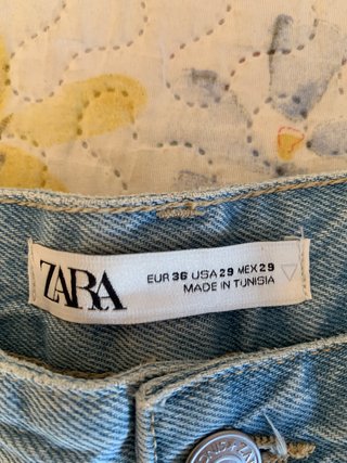 Jeans Zara Wide Leg Vaqueros azul claro