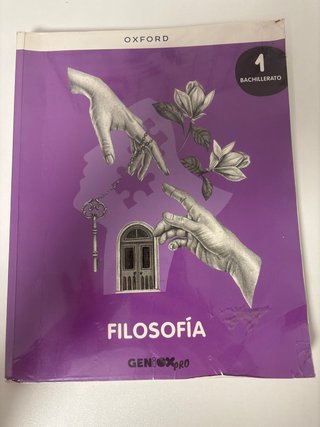 Libro de Filosofía 1º Bachillerato Oxford