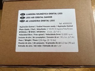 Lijadora Neumatica Orbital Sagola L505