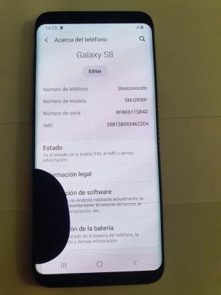 Samsung Galaxy S8 Negro