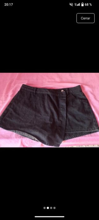 Pack de 4 faldas/pantalon vaqueras.