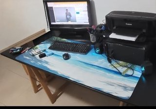 Escritorio Negro y Multicolor