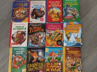 lote de 12 libros de Gerónimo Stilton
