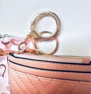 Tarjetero Llavero Victoria's Secret Rosa