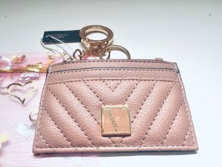 Tarjetero Llavero Victoria's Secret Rosa