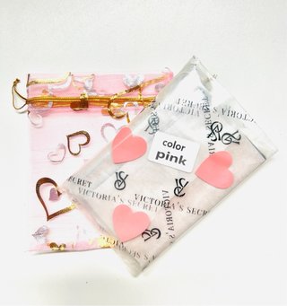 Tarjetero Llavero Victoria's Secret Rosa