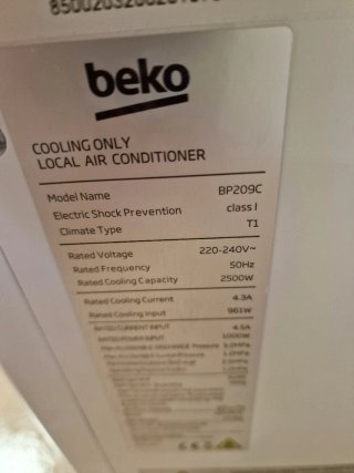 Aire Acondicionado Portátil Blanco con mando