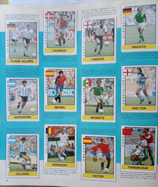 Álbum Fútbol 87 Panini Completo