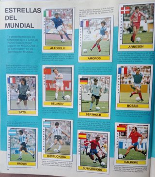Álbum Fútbol 87 Panini Completo