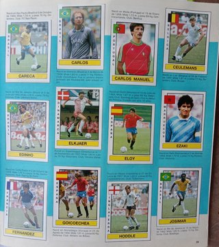 Álbum Fútbol 87 Panini Completo