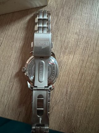Reloj Lotus Cronógrafo Azul y Plateado