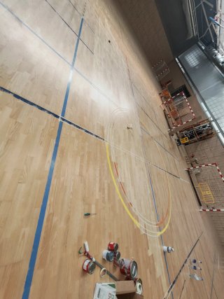 Suelo de polideportivo