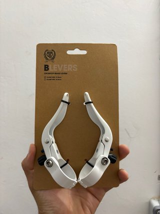 Manetas Freno BLB Crosstop Blancas