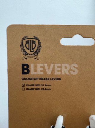 Manetas Freno BLB Crosstop Blancas