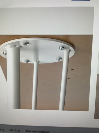 Mesa estudio Ikea con ruedas