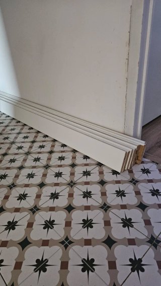 Rodapié blanco