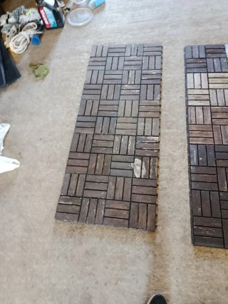 48 Losetas de madera 30x30