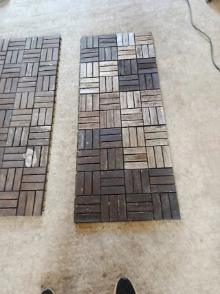 48 Losetas de madera 30x30