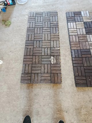 48 Losetas de madera 30x30