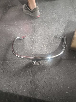 Soporte trasero Vespa GT cromado