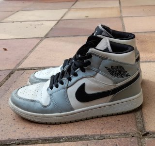Zapatillas Nike Air Jordan Mid Gris Blanco